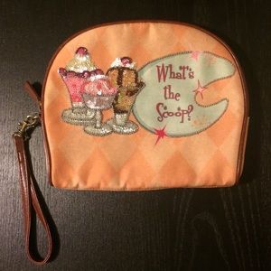 Isabella Fiore Ice Cream Sequin Wristlet Clutch